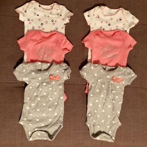 Twin baby girl onesies newborn